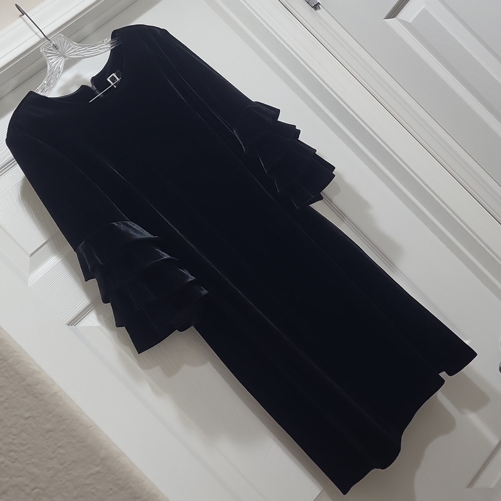 Julian Taylor ruffle sleeve dress